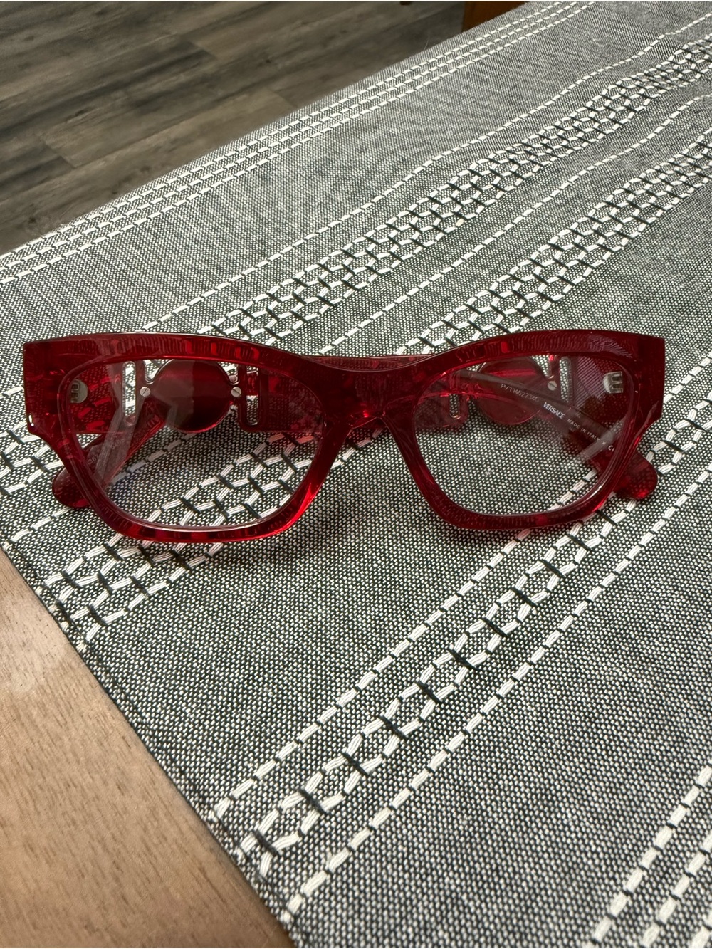 Versace Red Fashion Glasses